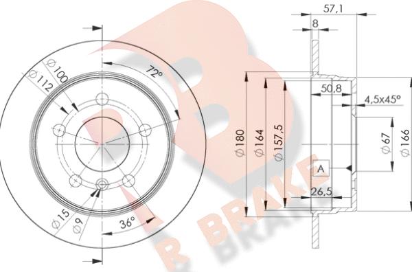 R Brake 78RBD20119 - Əyləc Diski furqanavto.az