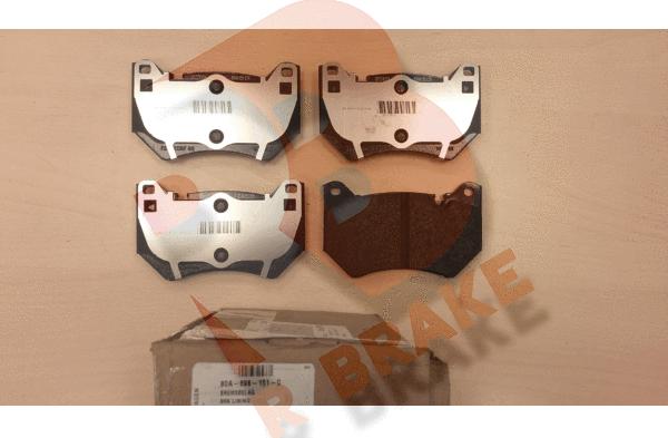 R Brake RB2380 - Əyləc altlığı dəsti, əyləc diski furqanavto.az