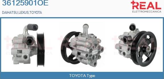 REAL 36125901OE - Hidravlik nasos, sükan sistemi furqanavto.az