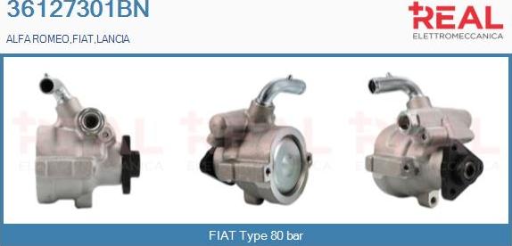 REAL 36127301BN - Hidravlik nasos, sükan sistemi furqanavto.az