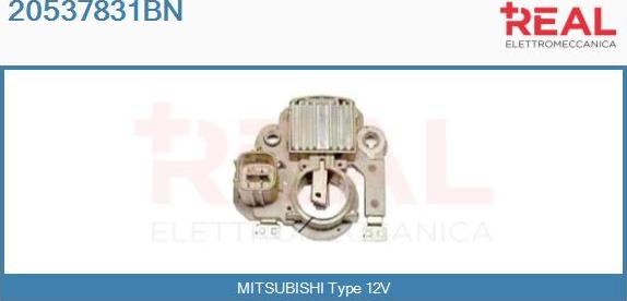 REAL 20537831BN - Gərginlik tənzimləyicisi, alternator furqanavto.az