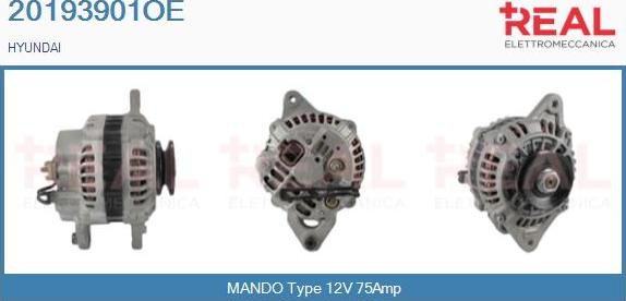 REAL 20193901OE - Alternator furqanavto.az