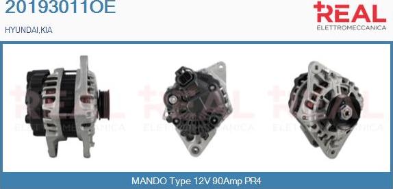 REAL 20193011OE - Alternator furqanavto.az