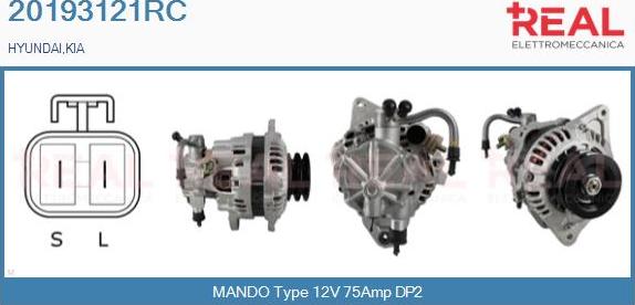 REAL 20193121RC - Alternator furqanavto.az