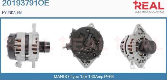 REAL 20193791OE - Alternator furqanavto.az