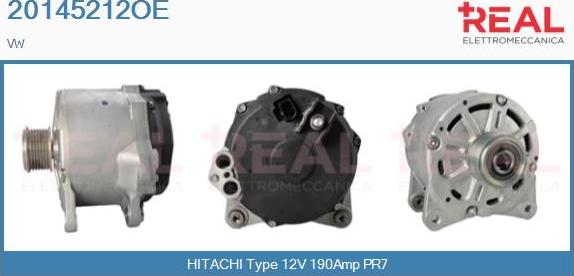 REAL 20145212OE - Alternator furqanavto.az