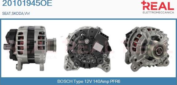 REAL 20101945OE - Alternator furqanavto.az