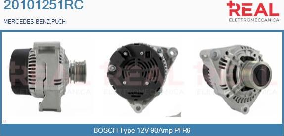 REAL 20101251RC - Alternator furqanavto.az