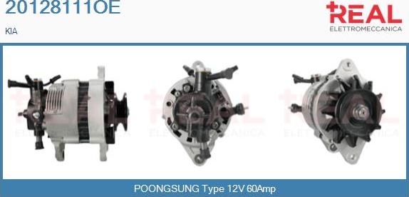 REAL 20128111OE - Alternator furqanavto.az