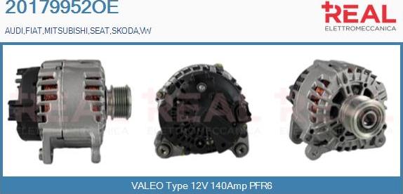 REAL 20179952OE - Alternator furqanavto.az