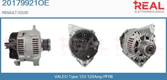 REAL 20179921OE - Alternator furqanavto.az