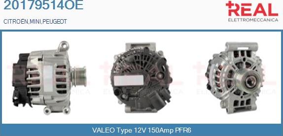 REAL 20179514OE - Alternator furqanavto.az