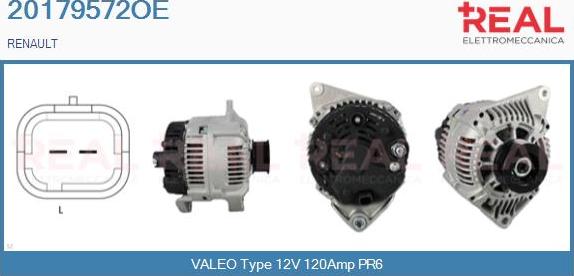 REAL 20179572OE - Alternator furqanavto.az