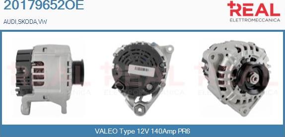 REAL 20179652OE - Alternator furqanavto.az