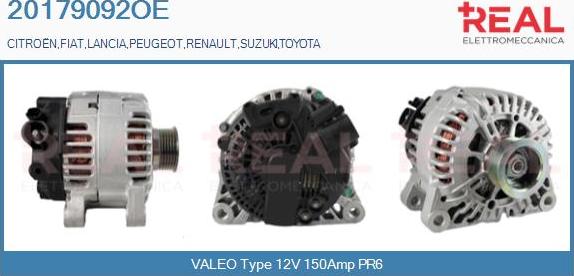 REAL 20179092OE - Alternator furqanavto.az