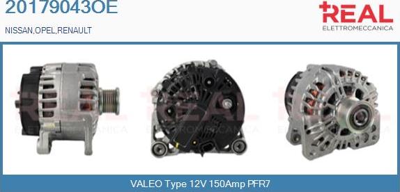 REAL 20179043OE - Alternator furqanavto.az