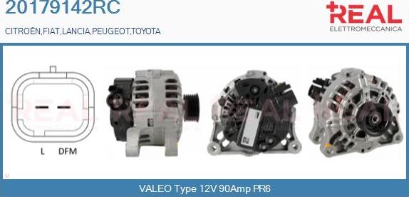 REAL 20179142RC - Alternator furqanavto.az