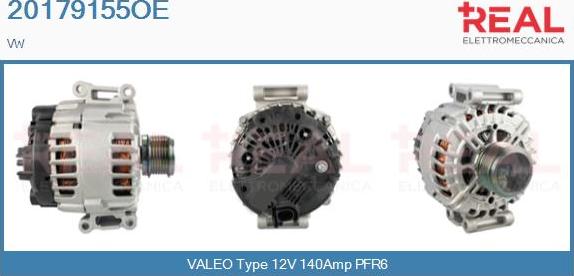 REAL 20179155OE - Alternator furqanavto.az