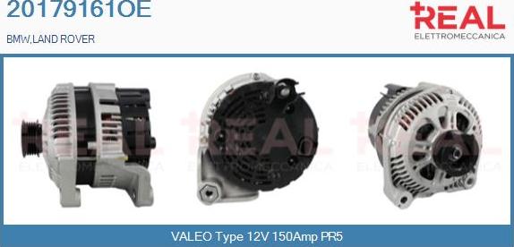 REAL 20179161OE - Alternator furqanavto.az