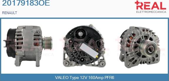 REAL 20179183OE - Alternator furqanavto.az