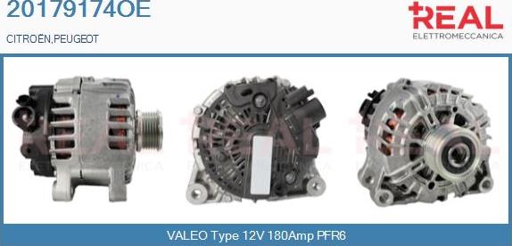 REAL 20179174OE - Alternator furqanavto.az