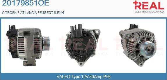 REAL 20179851OE - Alternator furqanavto.az