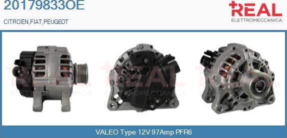 REAL 20179833OE - Alternator furqanavto.az