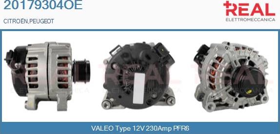 REAL 20179304OE - Alternator furqanavto.az