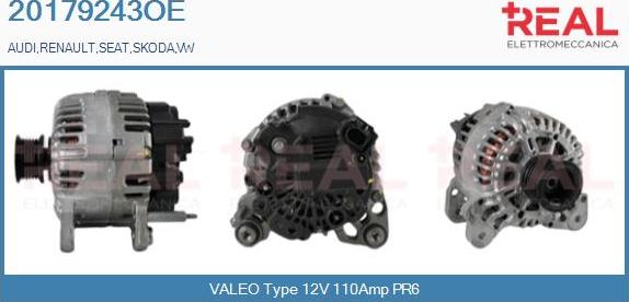 REAL 20179243OE - Alternator furqanavto.az