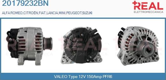 REAL 20179232BN - Alternator furqanavto.az