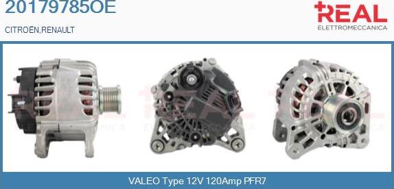 REAL 20179785OE - Alternator furqanavto.az