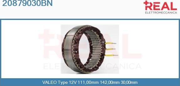 REAL 20879030BN - Stator, alternator furqanavto.az