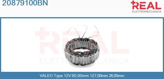 REAL 20879100BN - Stator, alternator furqanavto.az