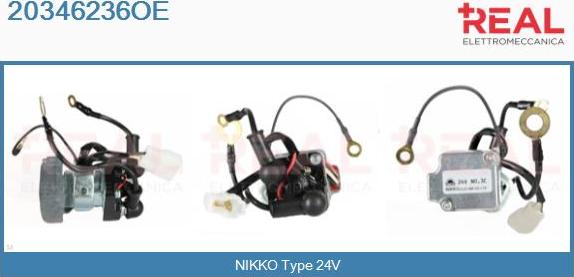 REAL 20346236OE - Solenoid açarı, başlanğıc furqanavto.az