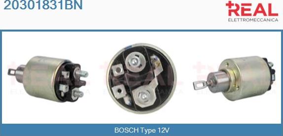 REAL 20301831BN - Solenoid açarı, başlanğıc furqanavto.az