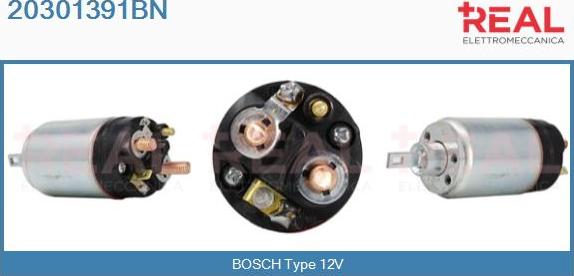 REAL 20301391BN - Solenoid açarı, başlanğıc furqanavto.az