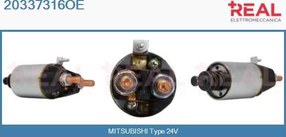 REAL 20337316OE - Solenoid açarı, başlanğıc furqanavto.az