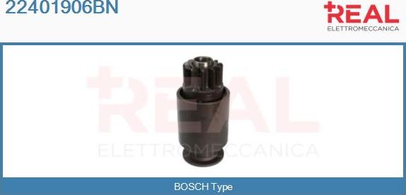 REAL 22401906BN - Pinion, başlanğıc furqanavto.az