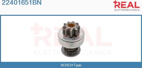 REAL 22401651BN - Pinion, başlanğıc furqanavto.az