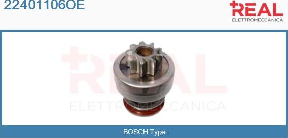 REAL 22401106OE - Pinion, başlanğıc furqanavto.az