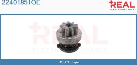 REAL 22401851OE - Pinion, başlanğıc furqanavto.az