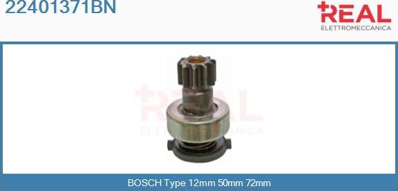 REAL 22401371BN - Pinion, başlanğıc furqanavto.az