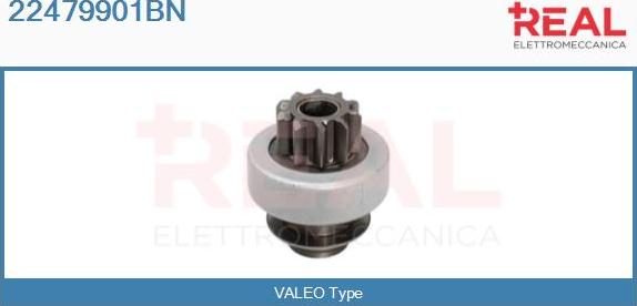 REAL 22479901BN - Pinion, başlanğıc furqanavto.az