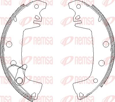 Remsa 4655.01 - Əyləc başlığı, Baraban əyləcləri furqanavto.az