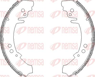 Remsa 4614.00 - Əyləc başlığı, Baraban əyləcləri furqanavto.az