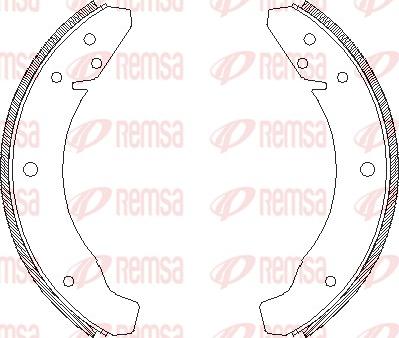 Remsa 4683.00 - Əyləc başlığı, Baraban əyləcləri furqanavto.az