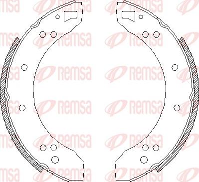 Remsa 4621.00 - Əyləc başlığı, Baraban əyləcləri furqanavto.az