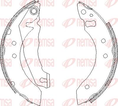 Remsa 4051.00 - Əyləc başlığı, Baraban əyləcləri furqanavto.az