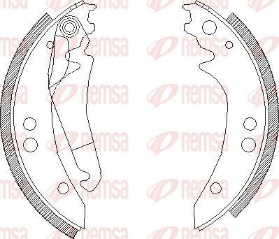 Remsa 4136.00 - Əyləc başlığı, Baraban əyləcləri furqanavto.az