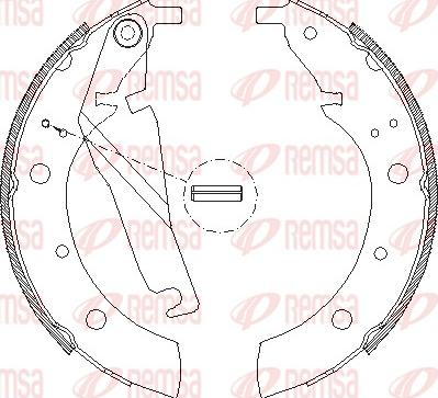 Remsa 4173.00 - Əyləc başlığı, Baraban əyləcləri furqanavto.az